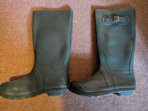 Green wellington boots - wellington,