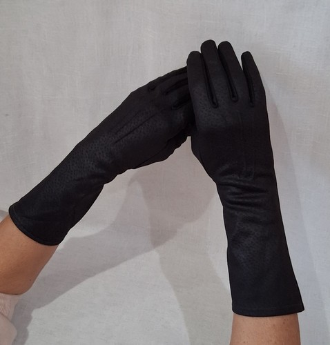Vintage black mid length 1950s - mid,