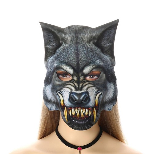 Scary mask wolf head - mask,,