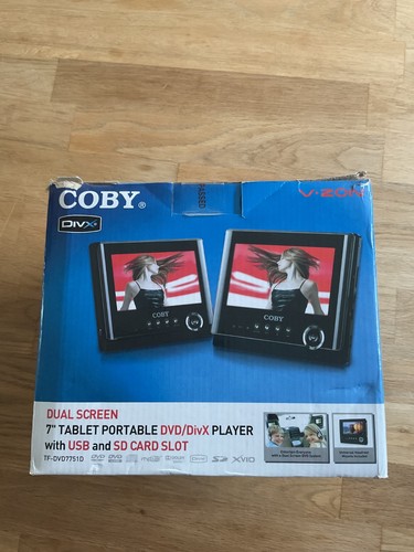 Coby dvd751d dual screen - dual, 7"