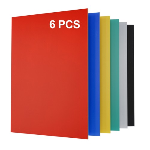 6pcs coloured plywood 3mm - 6pcs,