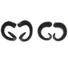 Black sheep horn decoration