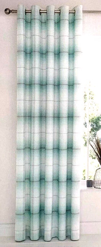 Dunelm mint green check - check, pair