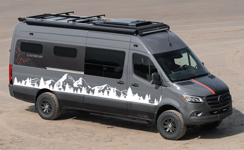 Campervan vinyl decals - campervan,