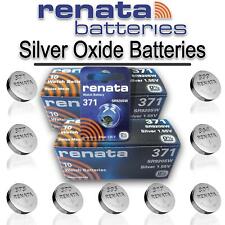 10x All Sizes Renata Watch Battery Swiss Made Silver Oxide Renata Batteries Cell