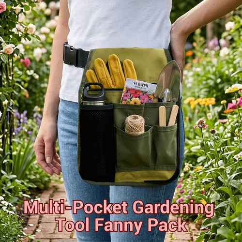 Gardening tool fanny pack - pack, belt