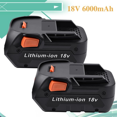 18v 6ah ion battery - 2x, li-ion