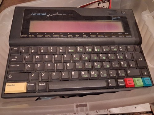 Vintage amstrad notepad nc100 - vintage,