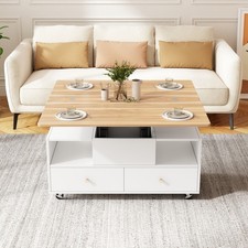 Extendable Coffee Table with 2