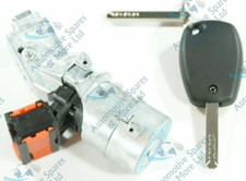 For Dacia Sandero Duster Logan New Ignition Lock Barrel Starter Switch 2 Keys