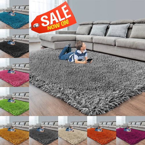 Thick shaggy rugs living - thick,