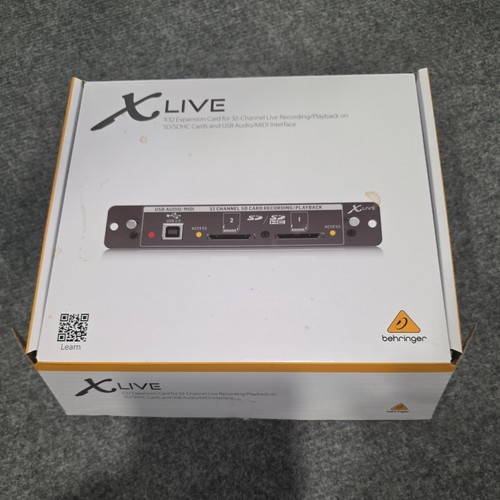 Behringer live x32 expansion - x-live,