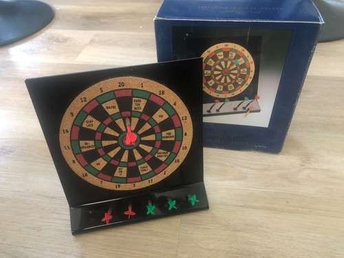 Vintage desktop dart board - dart,