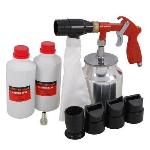 Air sandblaster gun kit - air,