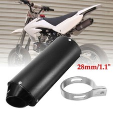 28mm Exhaust Pipe Muffler Motorcycle Quad Dirt Pit Bike ATV 90 /110 /125 cc New
