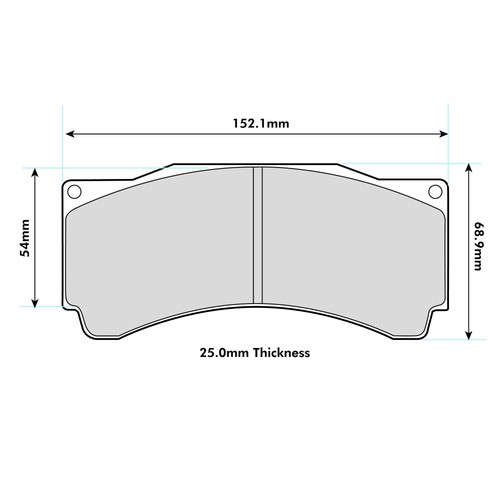 Ferodo ds3000 brake pads for - ferodo,