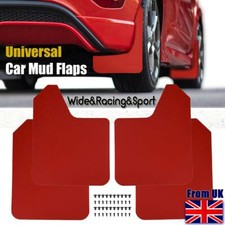 UK Universal Red Mudflaps Mud