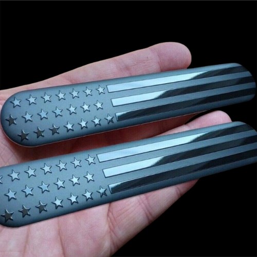 2pcs american flag emblem - 2pcs,
