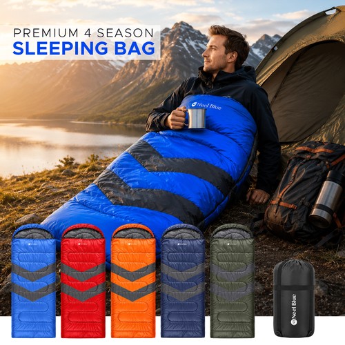 Camping sleeping bag single - camping,