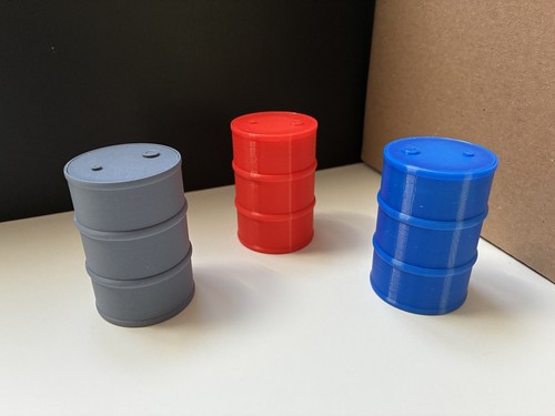 Scale oil drum - drum, barrel