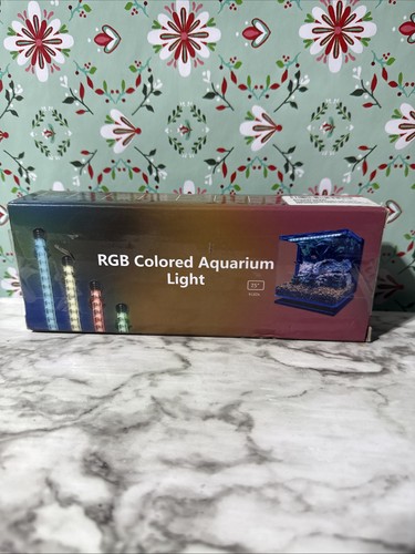 Brand new aquarium - aquarium, light