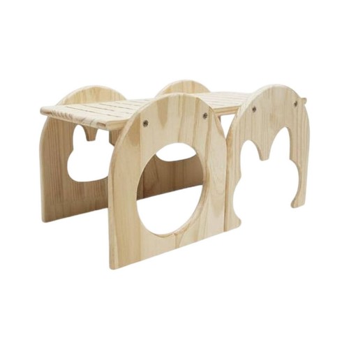 Wooden hare castle - wooden,