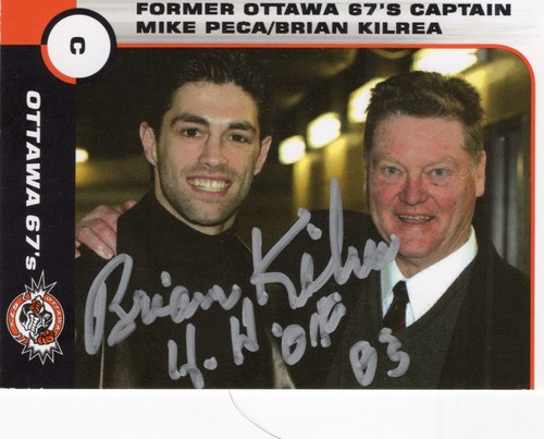 Brian kilrea signed autograph - brian,