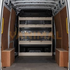 VW Crafter 2017- Full-Width Bulkhead Van Racking Unit