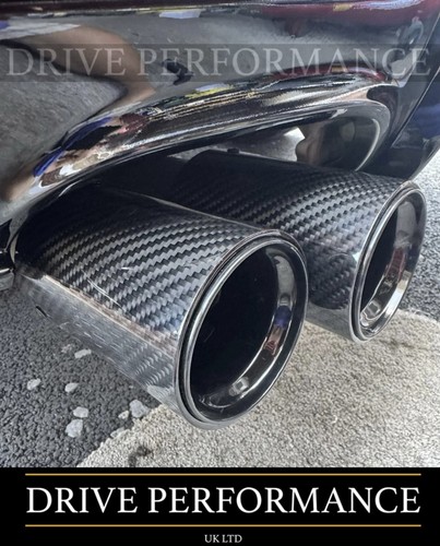 Gloss carbon fibre exhaust - fibre,