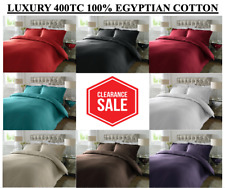 400TC Stripe 100% Egyptian Cotton Hotel Quality Duvet Cover Bedding Set