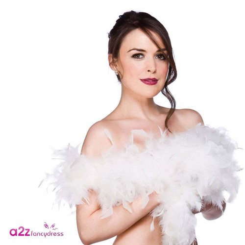 Adult white feather - feather, boa