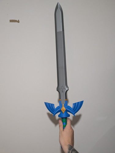 Zelda printed master sword - 3d,