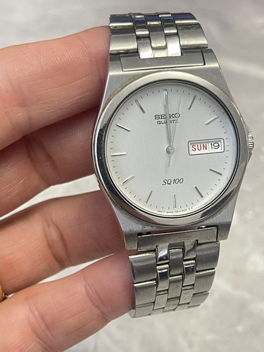 Seiko sq100 mens quartz watch - seiko,