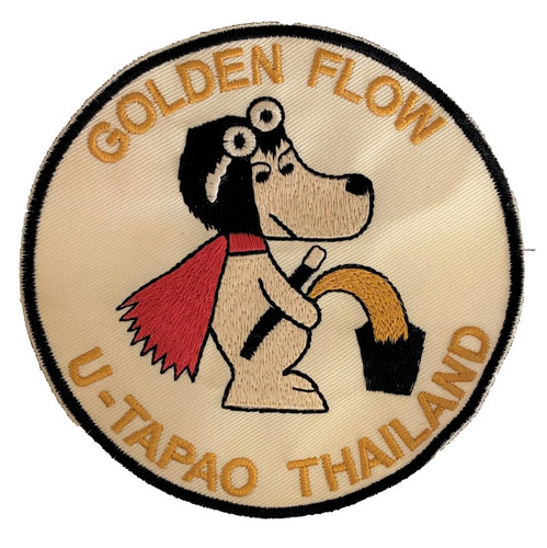 Vietnam war snoopy golden flow - golden,