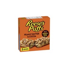 General Mills Reese's Puffs Peanut Butter & Cocoa Cereal Bar 5pack 120g - Canada