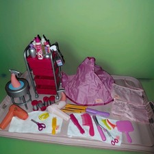 Our Generation Hair Salon Trolley With Accessories