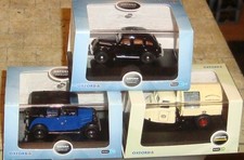 LONDON DUST CART , AUSTIN TAXI & STANDARD FLYING TWELVE CAR -  1:76 - OXFORD