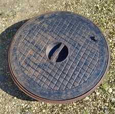 Old Cast Iron Manhole Drain