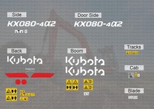 kubota KX080-4a2 Digger
