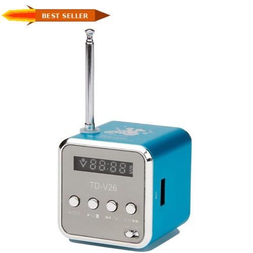 Portable blue mini - mini, radio