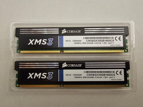 Corsair xms3 8gb 2x4gb - 8gb, ddr3