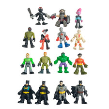 15 X Imaginext DC Marvel Superhero Inc Batman Figures Bundle Collection