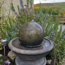 STONE BALL SPHERE GARDEN PATIO