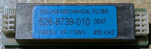 Collins mechanical filter - collins,