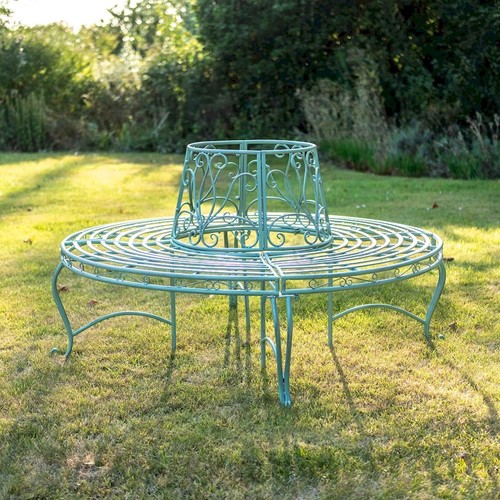 Garden tree seat - sage,