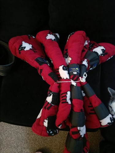 Snuggy hoods red sheep - red, medium