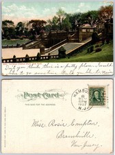 Terraces Central Park New York Stone Steps Garden Postcard