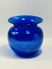 Hand Blown Bristol Blue Glass