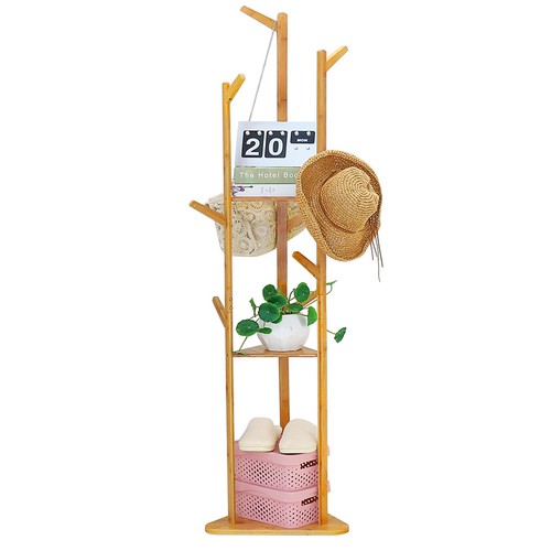 Wooden coat stand - rack, garment