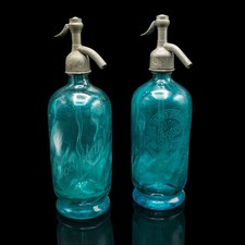 Pair of Soda Syphons, French